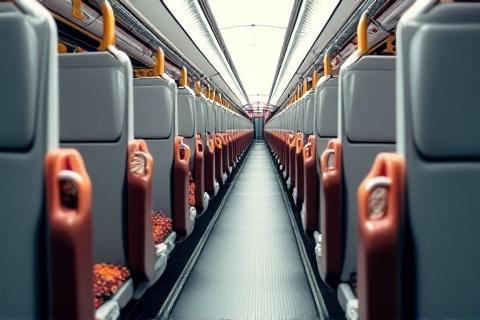 Swiss scenic train journey
